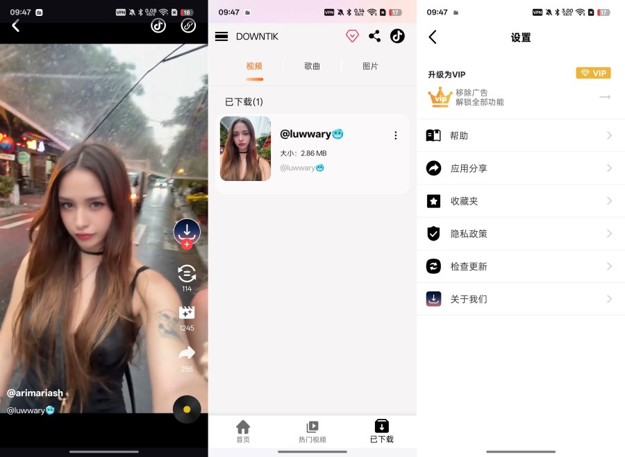 无水印视频下载器3.9.8支持tk视频一键提取